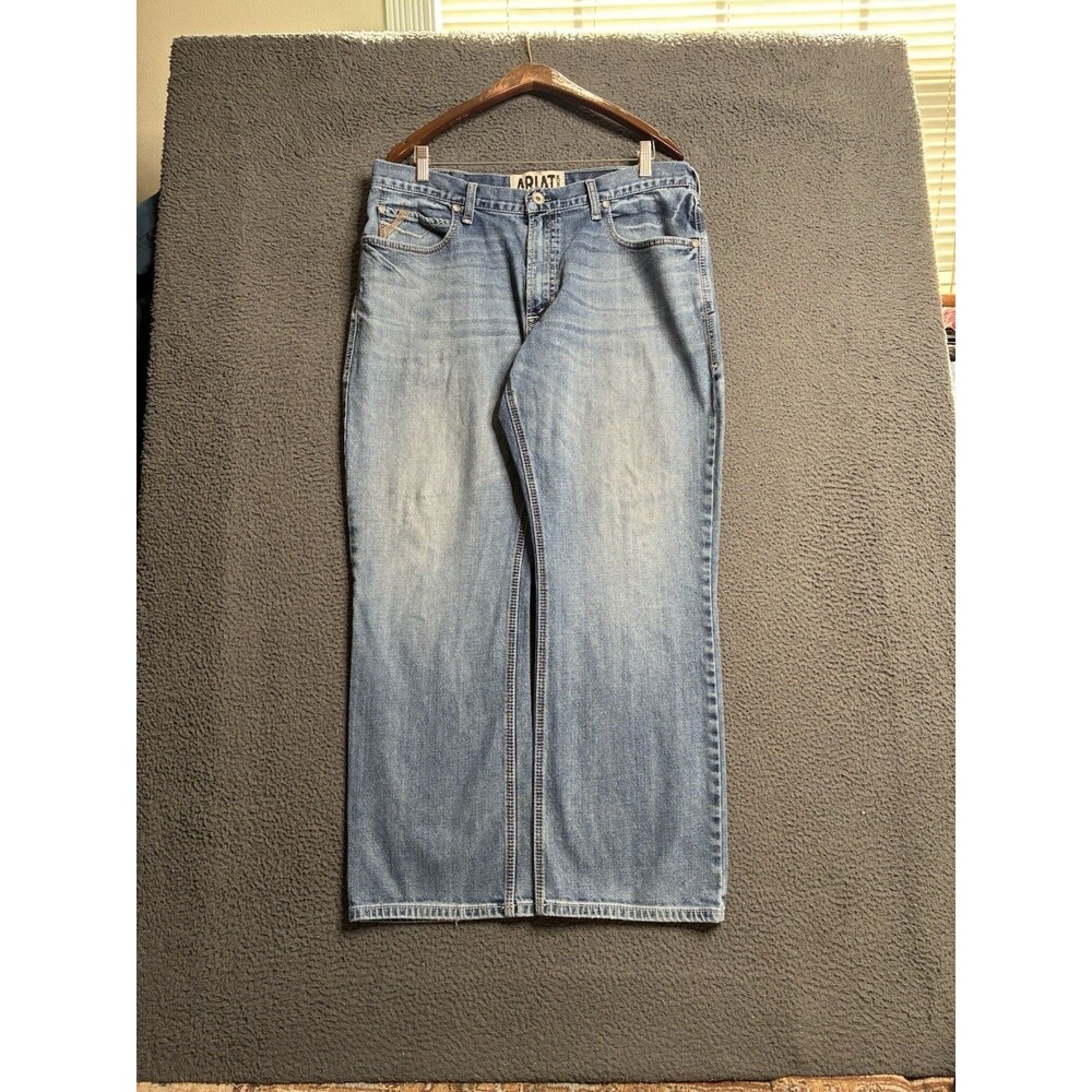 Ariat Jean Mens 36x30 Blue M4 Relaxed Bootcut Workwear Western Cowboy Rodeo